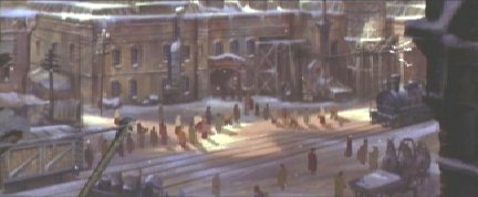 One of the opening scenes (stretched anamorphic widescreen from digital TV with black borders cropped)