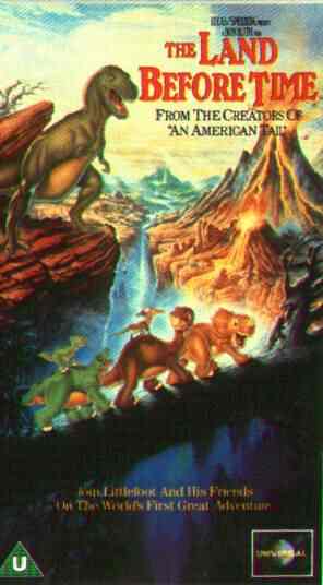 The Land Before Time UK video cover