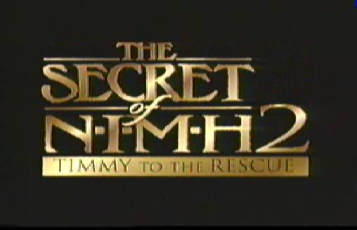 The Secret of NIMH 2 - Timmy to the Rescue