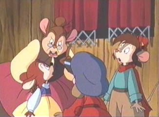 Tanya and Fievel's mother discusses the pro's and con's of cave-exploration! (From AT3)