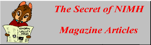 The Secret of NIMH Articles